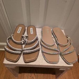 Steve Madden & Mix No.9 Strappy Womens Sandals Size 9.5